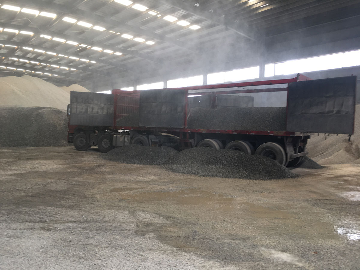 除塵霧炮工作現場(chǎng)